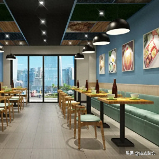 餐饮店面装修怎样做好看又实用，餐饮店装修美观又省钱的五个关键点